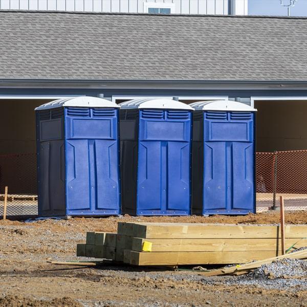 Heavy-duty construction site porta potty in Inverness, Florida